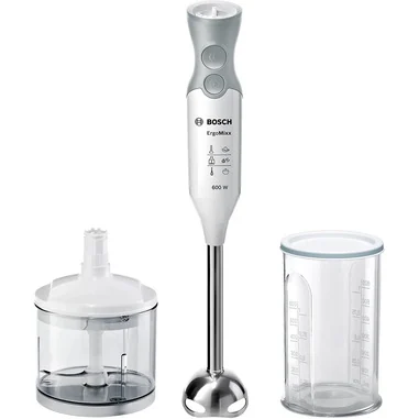 ErgoMixx MSM66120 frullatore Frullatore ad immersione Grigio, Bianco 600 W - Bosch