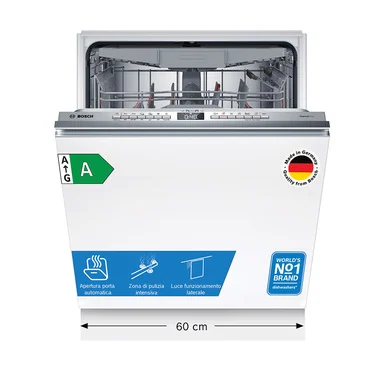 Serie 4 SMH4ECX27E Lavastoviglie da incasso a scomparsa totale Cerniere sliding 14 coperti Classe A - Bosch