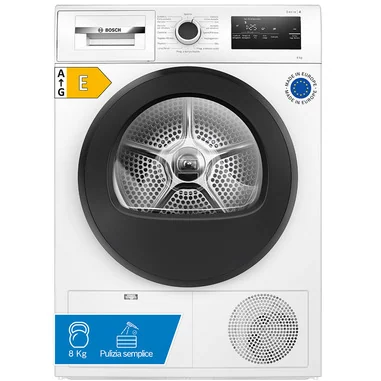 Serie 4 WTH85298II Asciugatrice a pompa di calore 8 kg Bianco - Bosch