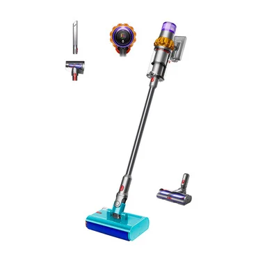 V15s Detect Submarine Aspirapolvere 2 in 1 Batteria Secco e bagnato Senza sacchetto 0,77 L Nichel, Giallo - Dyson