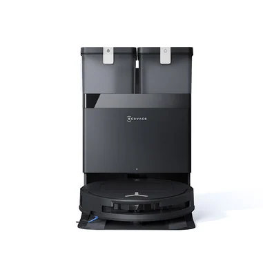 DEEBOT T50 OMNI Gen3, Robot aspirapolvere lavapavimenti, 25.000 Pa, spazzola laterale e mocio a estensione, ZeroTangle 3.0, AIVI 3D 3.0, stazione OMNI All-in-One, lavaggio a 75 °C, 81 mm, Nero - Ecovacs