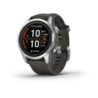 fēnix 7S Pro 3,05 cm (1.2") MIP 42 mm Digitale 240 x 240 Pixel Touch screen Argento Wi-Fi GPS (satellitare) - Garmin