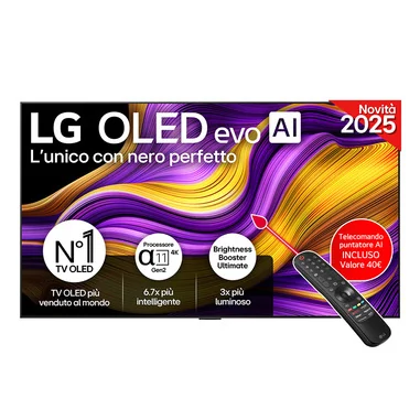 OLED evo AI OLED65G54LW TV Serie G5 65'' 4K, α11 Gen2, Brightness Booster Ultimate, 60W, 4 HDMI 165Hz, Smart TV 2025 - LG
