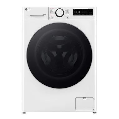 D4R5010TSWS Lavasciuga 10/6kg AI DD, Serie R5 Classe D, 1400 giri, TurboWash 360, Vapore, Eco Hybrid, Bianca - LG