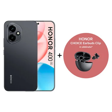 400 5G 16,6 cm (6.55") Doppia SIM MagicOS 9.0 USB tipo-C 8 GB 512 GB 5300 mAh Nero - Honor