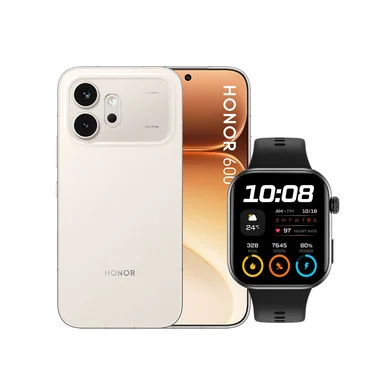600 + smatwatch CHOICE Watch 2i 16,7 cm (6.57") Doppia SIM Android 16.0 5G USB tipo-C 8 GB 512 GB 6400 mAh Oro - Honor