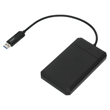 IOPEXTHDDCASE637 contenitore di unità di archiviazione Box esterno HDD/SSD Nero 2.5" - IOPLEE
