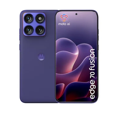 edge 70 fusion 17,2 cm (6.78") Doppia SIM Android 16.0 5G USB tipo-C 8 GB 256 GB 5200 mAh Viola - Motorola