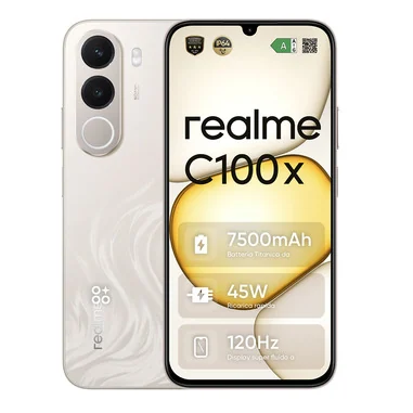 C100X smartphone 17,3 cm (6.8") Android 16.0 4G USB tipo-C 4 GB 256 GB 7500 mAh Oro - realme
