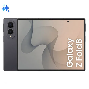 Galaxy Z Fold8 , 256GB, Graphite, Nuovo formato, Rapporto Display Esterno 10:16 | Interno 4:3, Processore Potente, 4800 mAh, RAM 12GB, Camera 50MP, Now Nudge, Assistente Foto - Samsung