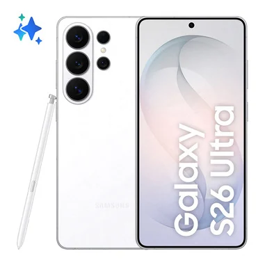 Galaxy S26 Ultra Smartphone AI, 256GB, Privacy Display integrato, Processore potente, Assistente Foto, Camera 200 MP, 5000 mAh, White - Samsung