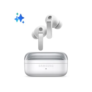 Galaxy Buds4 Pro, White, Corpo in metallo, Altoparlante a 2 vie e doppio amplificatore, Chiamate cristalline, Audio a 360°, ANC migliorata, Controllo adattivo del rumore, Connessione senza interruzioni e One UI, AI pronto ai comandi voc - Samsung