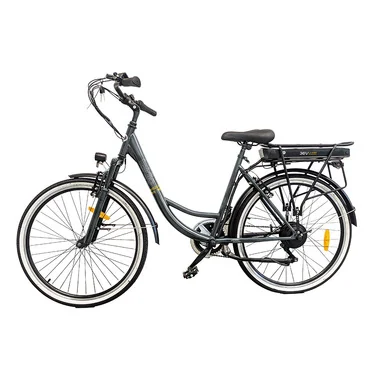 TC2A6SLG bicicletta elettrica Grigio Acciaio inox 66 cm (26") 27,5 kg Ioni di Litio - TEKLIO
